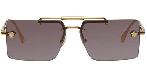 men's versace rimless eye glasses|Versace glasses price list.